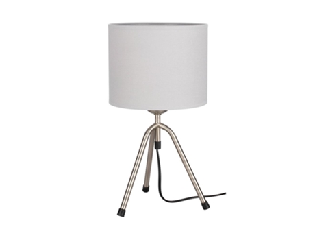 Lámpara de mesa tami 1xe27 max.60w satinado / PVC negro / gris claro