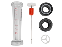 Medidor De Flujo De Líquido Tubular Lzs-32(d) De Plástico, Herramienta De Medición De Agua De 0,4 A 4 M³/h