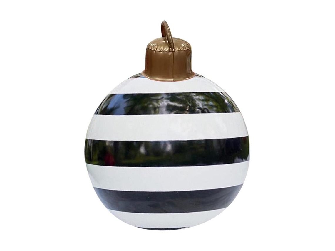 Bola inflable de Navidad de PVC personalizada de 60 cm para decoración de fiestas.