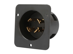 Enchufe Para Generador Industrial Nema L14-30c De 4 Orificios Y 30 A, Certificado Ul Pa66