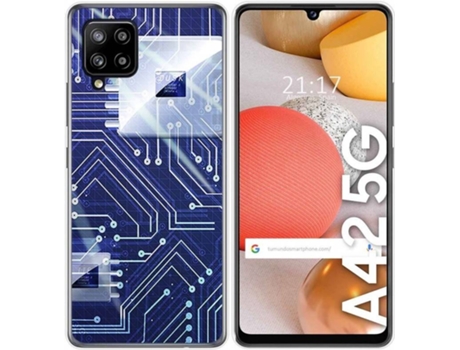 Carcasa Samsung Galaxy A42 5G TUMUNDOSMARTPHONE Circuito Multicolor
