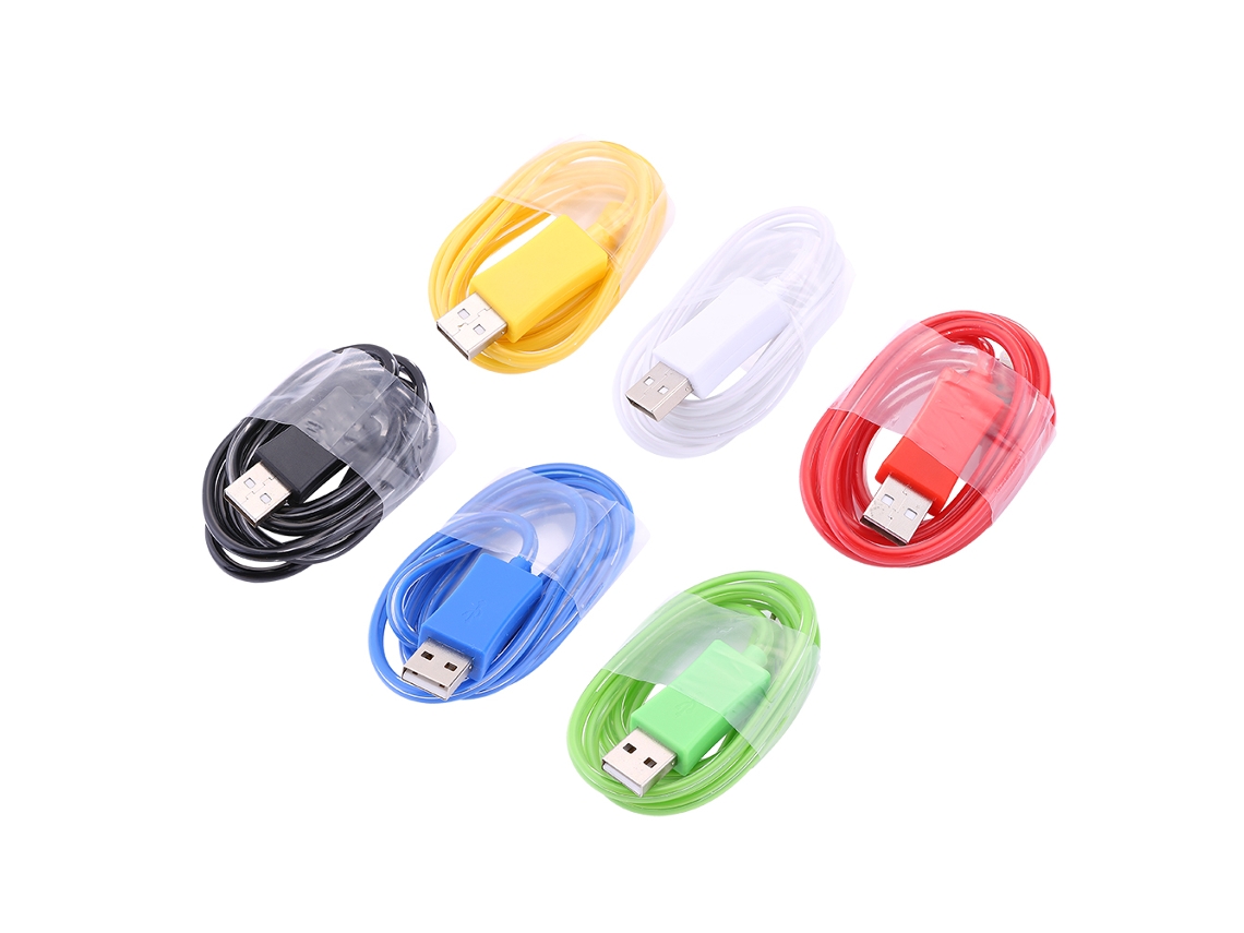 Cable De Datos Led Redondo Para Carga Y Sincronización De Datos