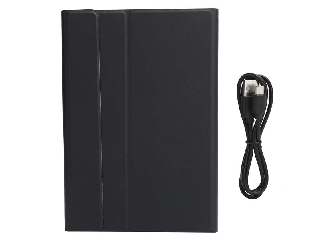 Teclado Bluetooth Ultrafino Con Panel Táctil Y Funda Protectora Desmontable Para Samsung Galaxy Tab A7 T500/t505, Color Negro.