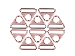 10 Hebillas Ajustables De 38 Mm De Aleación De Zinc, Ligeras, Para Equipaje, Color Oro Rosa.