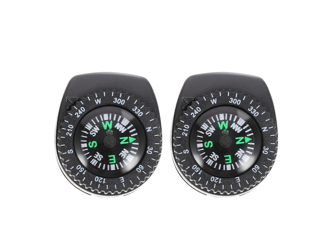 Rebe-2 Brújulas Desmontables Impermeables Portátiles Para Camping Y Supervivencia, Aplicables A Relojes