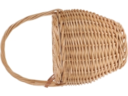 Bolso De Mano Para Mujer Ciieeo, De Ratán Natural Tejido A Mano, Elegante Bolso De Viaje Con Gran Capacidad.