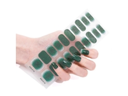 GOKOCO Gel semicurado para lámparas UV/LED, pegatinas para uñas, envolturas necesarias para esmalte de uñas, 20 unidades.