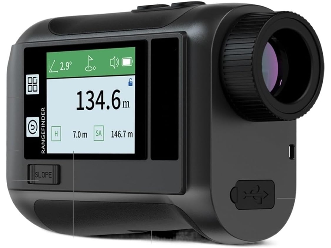 Telemetro En Pantalla Telescopio Táctil De Golf Telemetro Recargable Pantalla Lcd Con