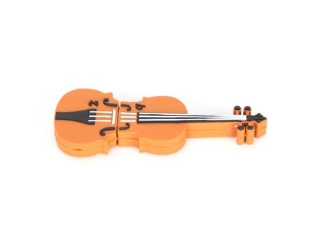 HURRISE Memoria USB Flash Drive con Forma de Violín Genial, Almacenamiento de Memoria Portátil, Stick Interno de Computadora 128 16Gb