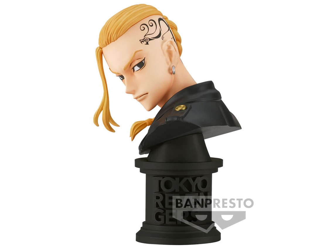 Tokyo Revengers - Esculturas faciales Figura Draken Ken Ryuguj Ver.a 11cm B.active