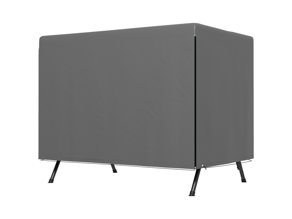 Funda Muebles Jardín Impermeable 215x155x150cm Gris Oscuro
