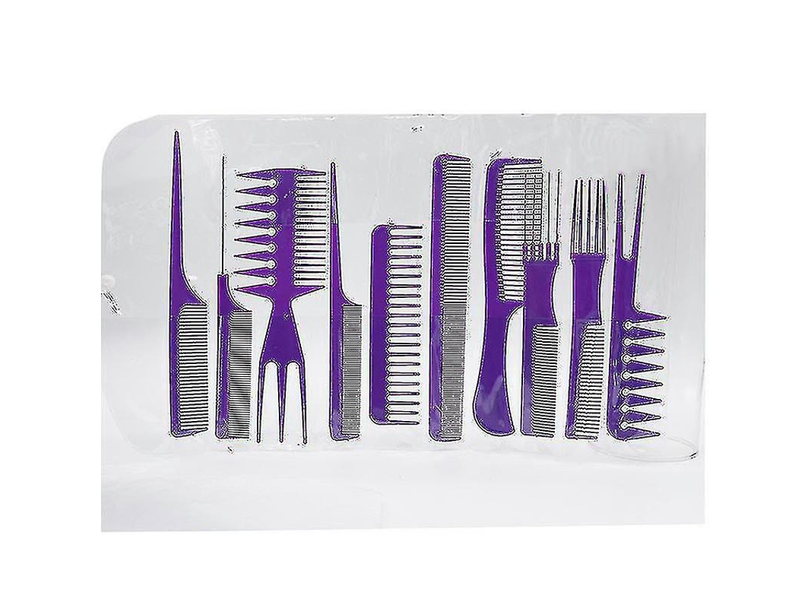 Paquete de 10 peines antiestáticos profesionales para el cuidado del cabello en la tienda Jinyubo.