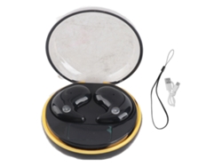 Auriculares Inalámbricos Bluetooth Con Estuche De Carga, Pantalla Digital, Estéreo Para Dormir, Trabajar Y Escuchar Música - Negro
