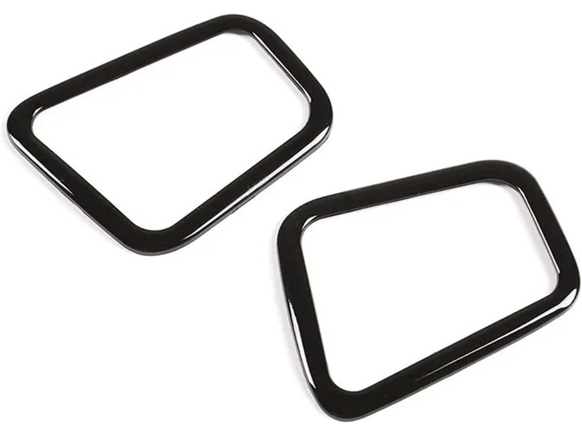 Pegatinas Para Coche De Abs, Color Plata/negro, La Rejilla Ventilación Del Salpicadero Land Rover Discovery 3