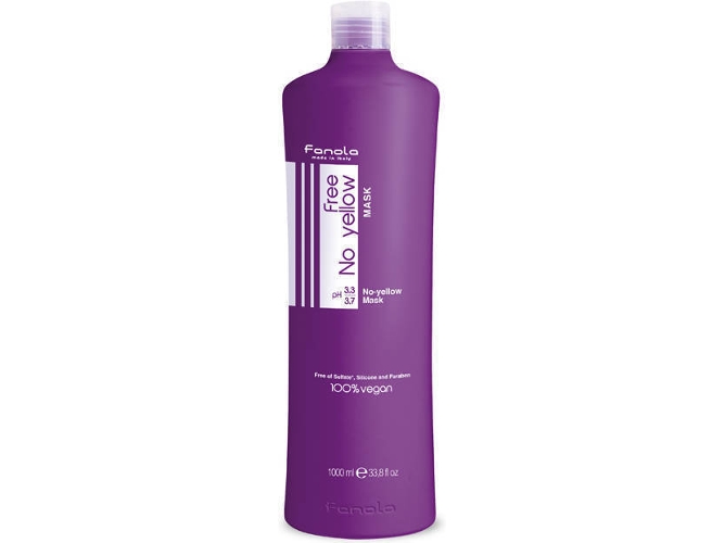 Máscara para el Pelo FANOLA fanola No Yellow Mask – Cuidado Kur (1000 ml)