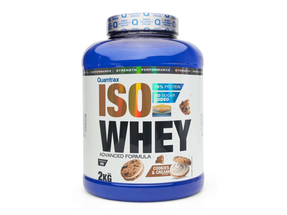 Isowhey - 2kg Cookies Cream Quamtrax