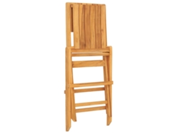 Maison Exclusive - Sillas De Jardín Plegables 4 Uds Madera Maciza Teca 47x61x90 Cm