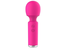 Mini vibrador de masaje de silicona de 10 frecuencias para mujer (rosa roja) YIZHOOD