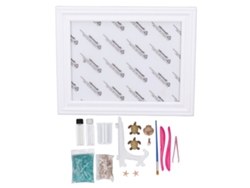 Kit De Arte Con Marco De Fotos De Resina Y Cristal Marino Para Decoración Del Hogar Diy.