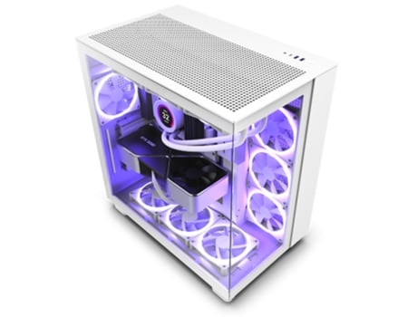 Caja Semitorre ATX NZXT H9 All (Blanco - Midi-Tower)