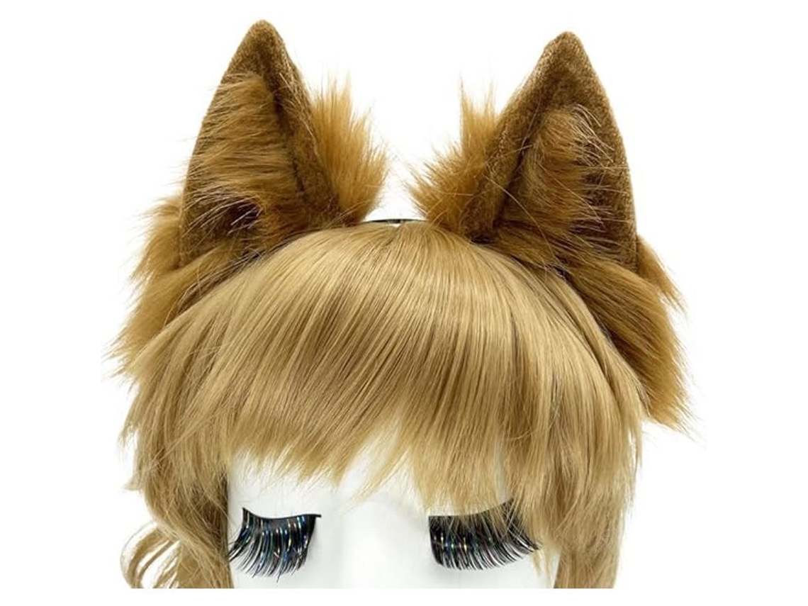 Orejas De Gato Hechas A Mano, Diadema De Animales, Orejas De Chacal, Accesorio Para Disfraz De Halloween.