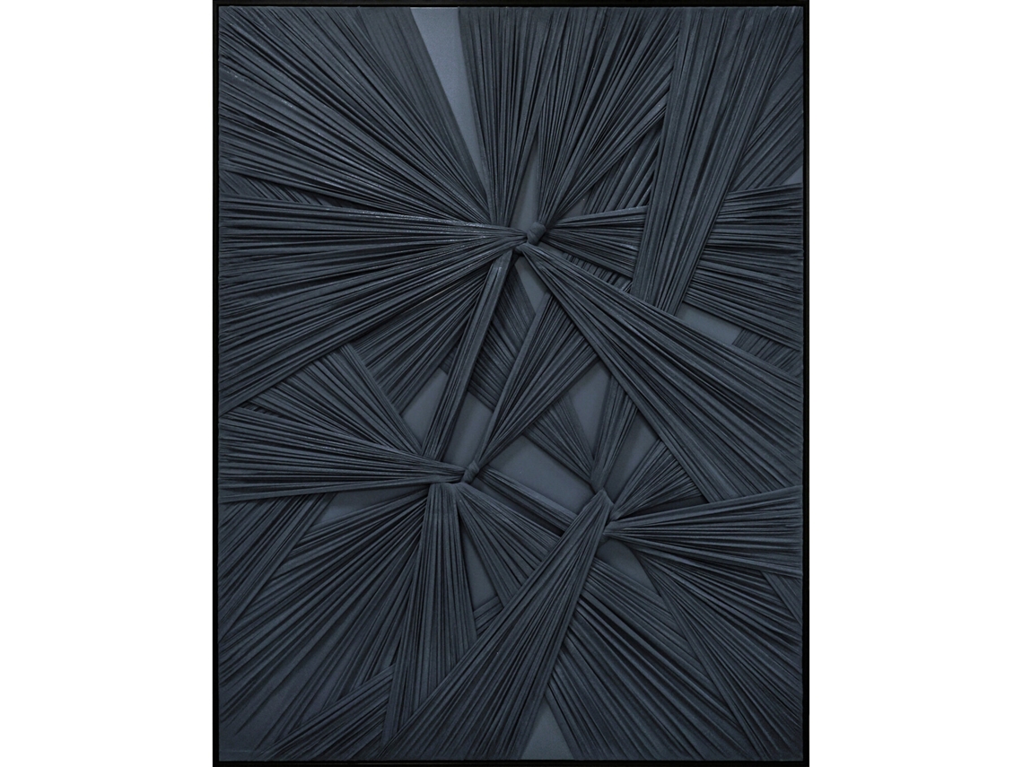 Cuadro Poliester Ps Moderno 3d Azul 140x5x180cm