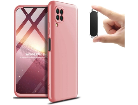 Carcasa y Soporte Huawei P40 Lite Slim armor 360º (Rosa)