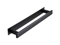 2026-soporte De Toallas De Baño Linjou, Adhesivo Sin Taladrar 40cm, Acero Inoxidable Sus 304, Negro Negro