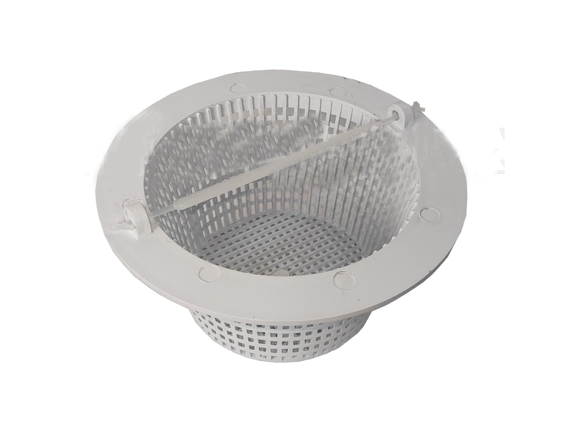 Cesta de filtro especial para distribuidor de escoria de piscina con asas colgantes