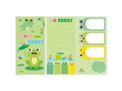 Juego de notas adhesivas Eifson Notepad con 550 hojas (rana 2)