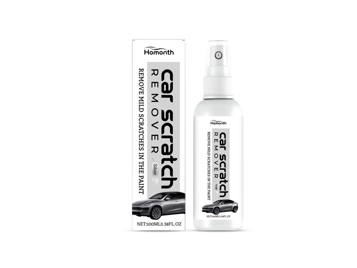 Spray para disimular pequeños arañazos en coches plateados.