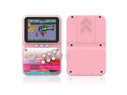 Consola De Videojuegos De Mano 2.8 Pulgadas 500 Juegos Retro Arcade Soporte Av Conexión Para Regalo De Niños Rosa
