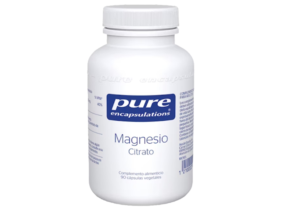 PURE ENCAPSULATIONS Magnesio Citrato 90 Cápsulas