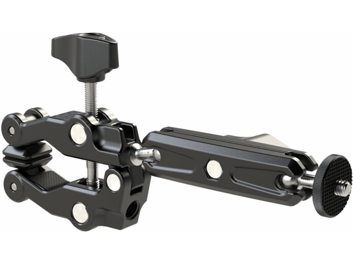 Clip De Montaje De Doble Rótula Súper Resistente Con Diseño Giratorio Ajustable Para Cámaras