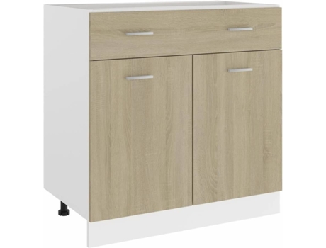 Mueble de cocina VIDAXL Marrón Madera contrachapada (80x46x81.5)