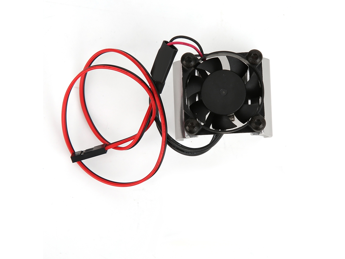Refrigerador de motor para coche RC 1/10 compatible con Traxxas TRX 4 plateado