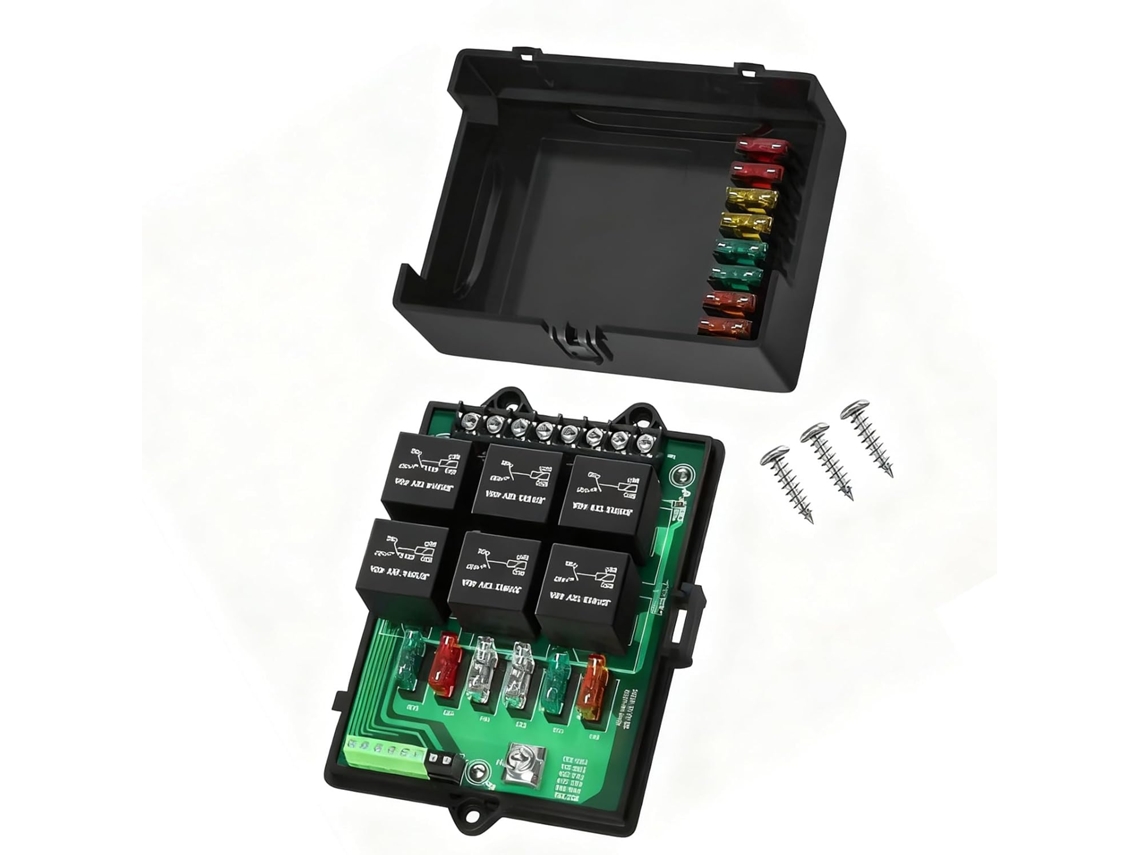 Módulo Universal De Protección De Circuitos Automotrices, Fusibles, Caja De Relés, Nylon Para Gestión