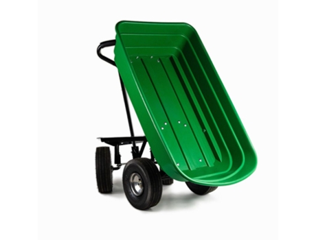 Running Garden Mantenance Trolley - con mango de transporte - Capacidad: 75 litros Práctico y robusto 75L Verde y negro TRENDYFLAIR