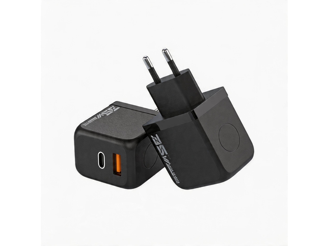Cargador Gan De 2 Puertos Y 33 W De Digitallab - Negro