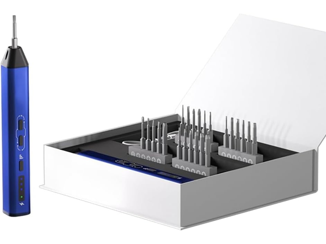 Kit De Herramientas De Reparación Con Destornillador Eléctrico, 24 Puntas De Acero Aleado A2.