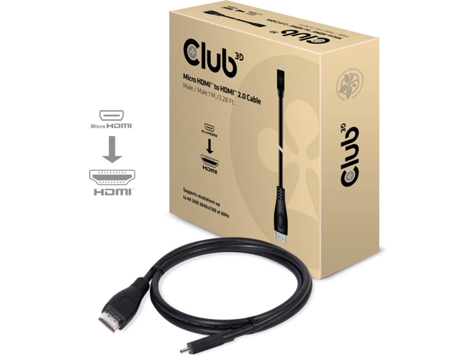 Cable HDMI CLUB3D (HDMI)