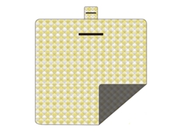 Manta de picnic lavable 200x200cm con asa