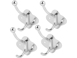 Colgador De Ropa De Pared Doble Con Gancho Para Bufandas, Gorros Y Toallas