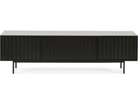 Mueble TV BAZAR MONDIALE Sierra (Negro - MDF - 180x40x52 cm)