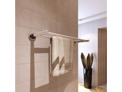 Toallero de pared con estante de 2 tubos DKD HOME DECOR