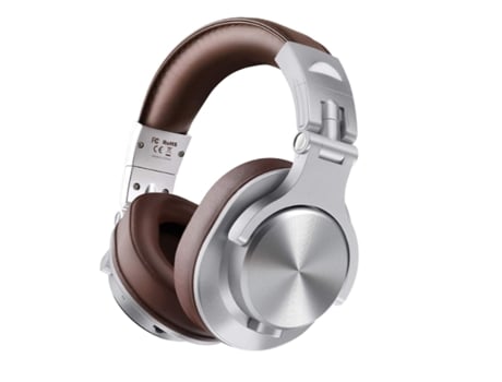 Auriculares Bluetooth Auriculares Inalámbricos y con Cable Plegables con Micrófono Auriculares para TV/PC/Teléfono Blanco BISBISOUS