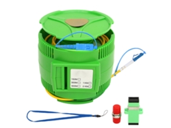 Caja De Cable De Lanzamiento De Fibra Óptica Monomodo Otdr Scupc A Lcupc De 150 M