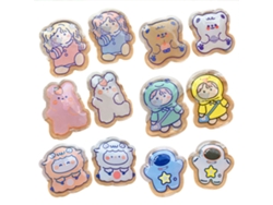 Calentadores de manos portátiles reutilizables de gel líquido con estampado de dibujos animados