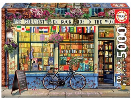 Puzzle EDUCA 5000 La Mejor Librería Del Mundo (Edad Mínima: 12 Años - 5000 Piezas)