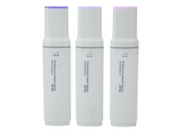 3 Rotuladores De Pintura Jumbo Profesionales Con Punta Ancha, Secado Rápido, Azul Y Morado.